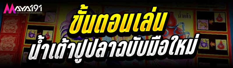 ขั้นตอนเล่นน้ำเต้าปูปลา ฉบับมือใหม่
