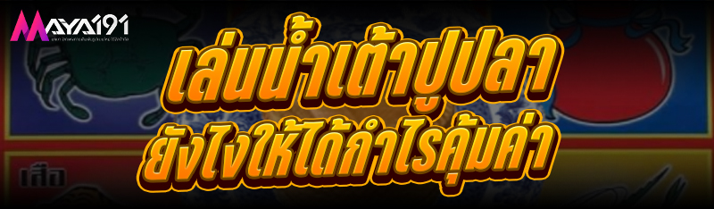 เล่นน้ำเต้าปูปลา ยังไงให้ได้กำไรคุ้มค่า