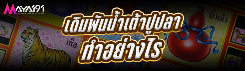 เดิมพันน้ำเต้าปูปลา ทำอย่างไร